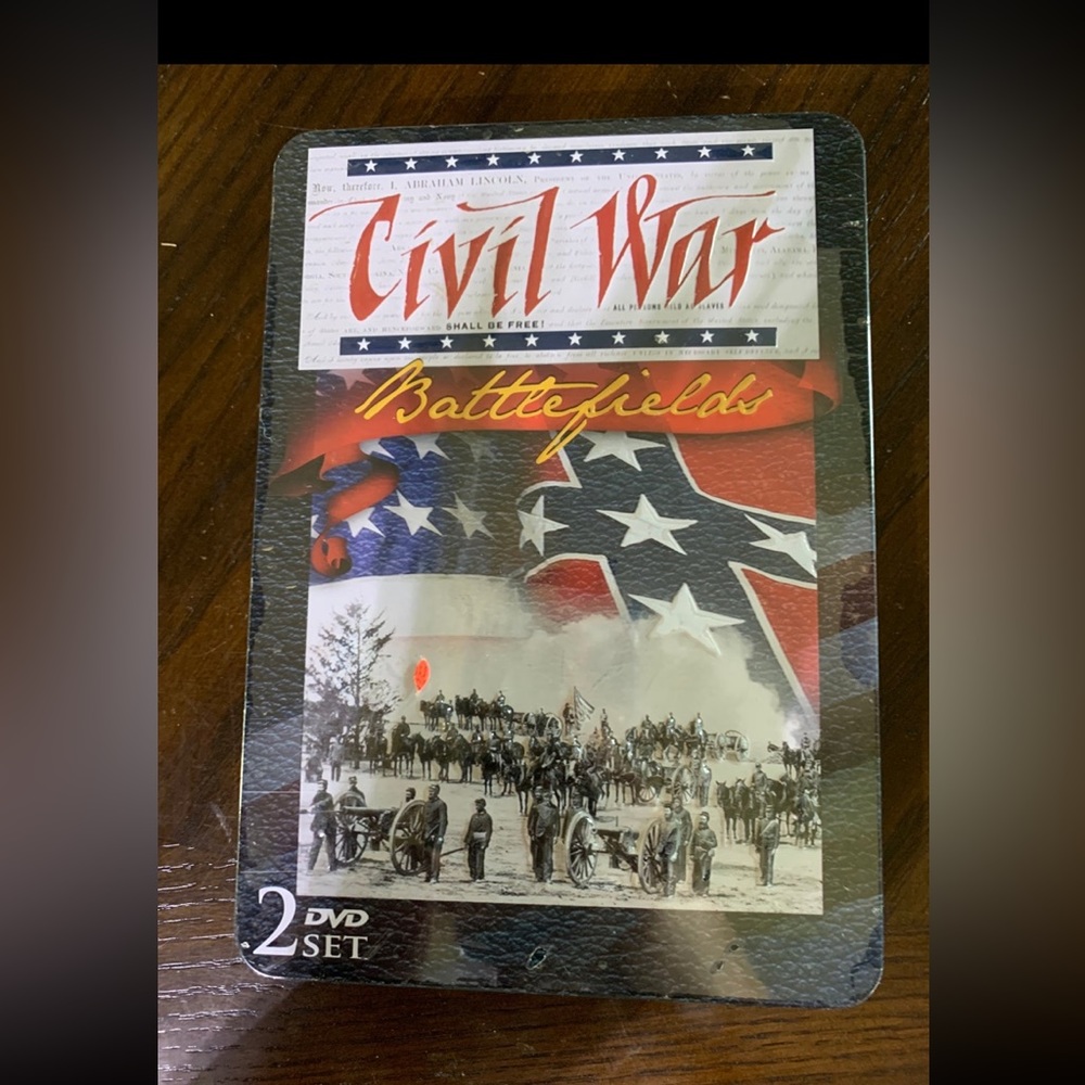 2013 CIVIL WAR BATTLEFIELDS 2 DVD Set TIN New Sealed  rare